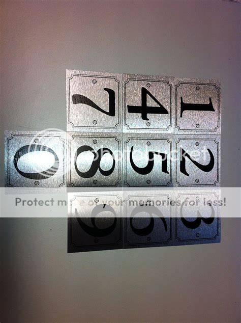 metal stick on house numbers|self adhesive metal numbers.